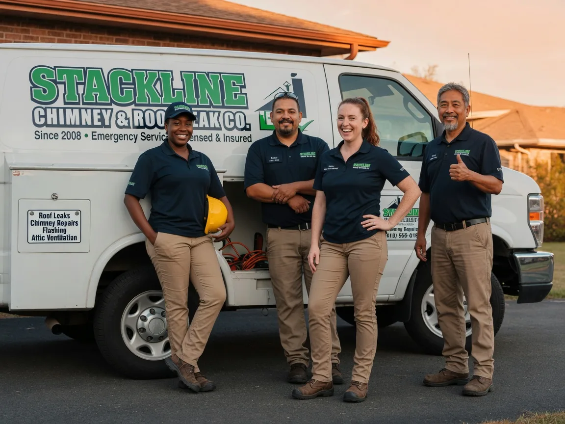 Chimney flashing repair company in Wirtz, VA